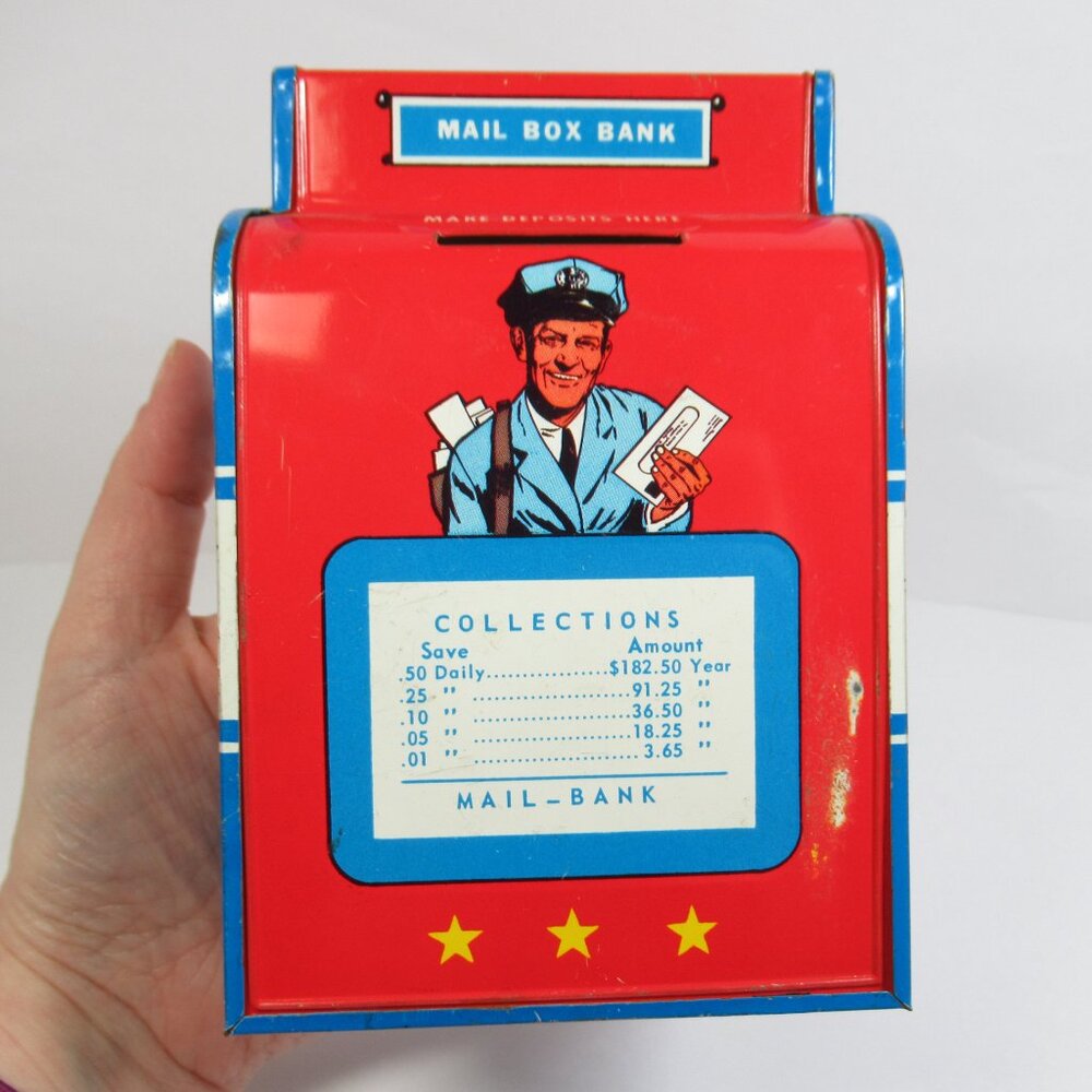 Vintage Mail Box Bank